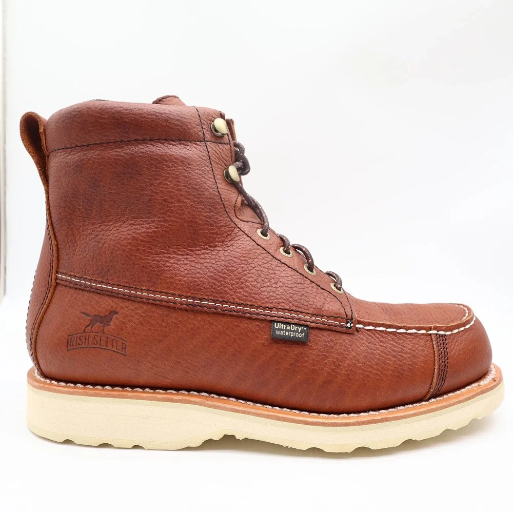Irish Setter Boots Mens 12 D Wingshooter Leather Waterproof A0838 NIB